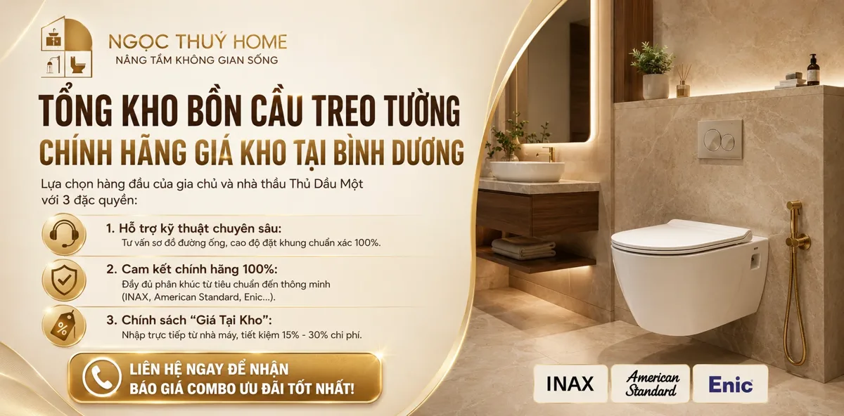 Có Nên Dùng Bồn Cầu Treo Tường? Review Ưu Nhược Điểm A-Z