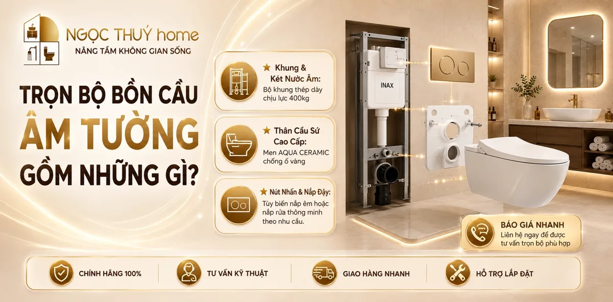 Bảng Giá Bồn Cầu Treo Tường INAX Chính Hãng – Ưu Đãi Tại Kho Mới Nhất