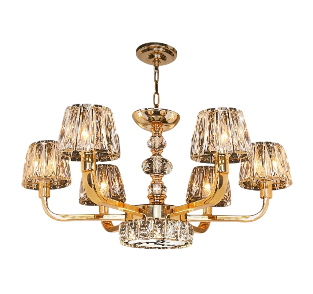 Đèn Chùm Pha Lê Cao Cấp NC 7037/6 - Ngọc Thúy Home