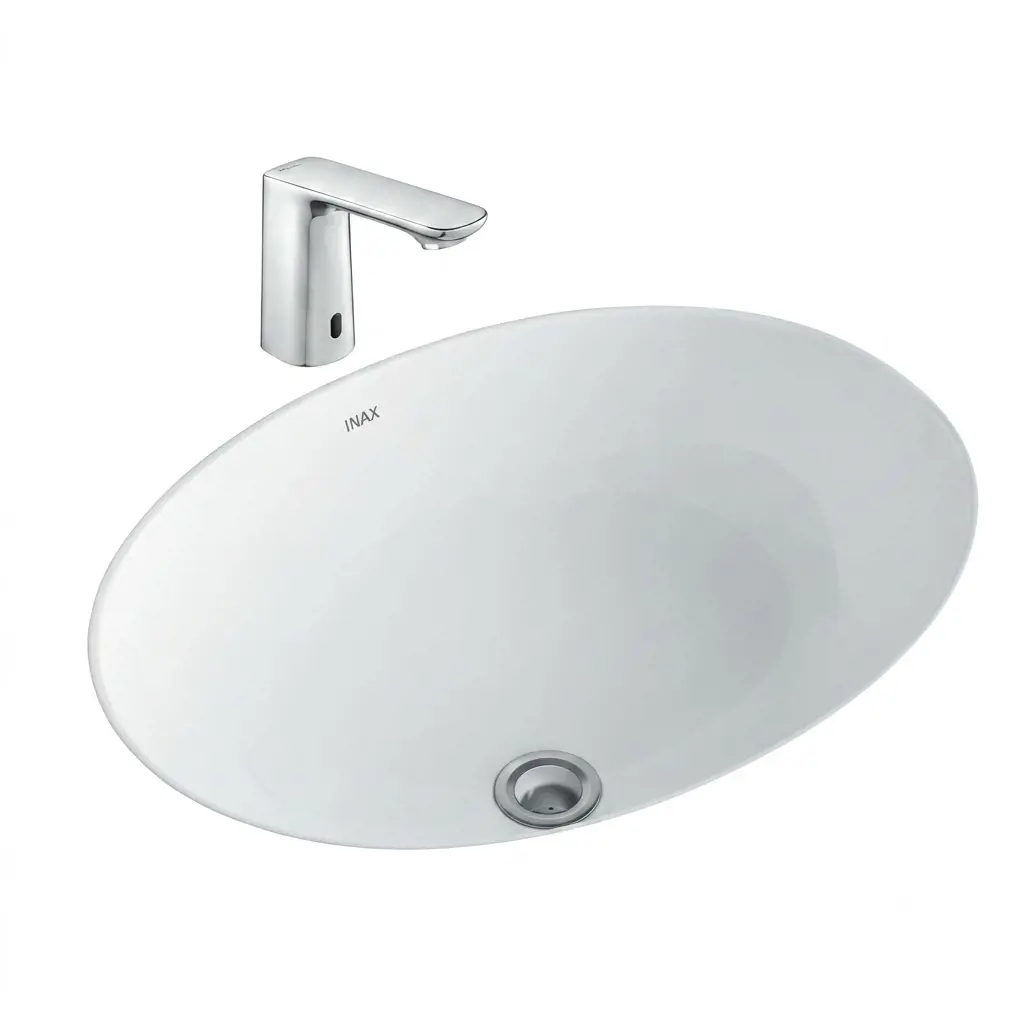 Chậu rửa lavabo âm bàn INAX AL-2293V và INAX L-2293V