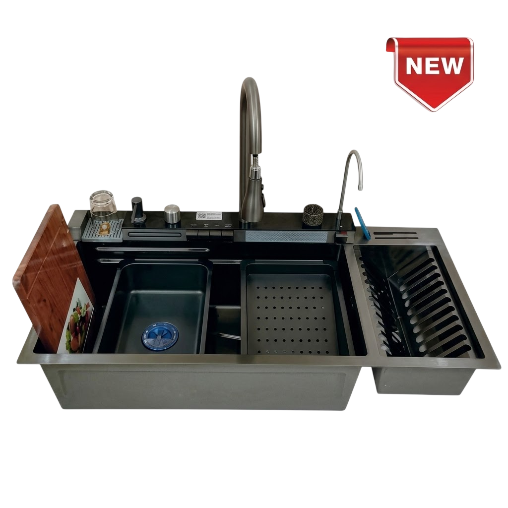 Chậu rửa bát Nano 5 phím thông minh - XT-10046