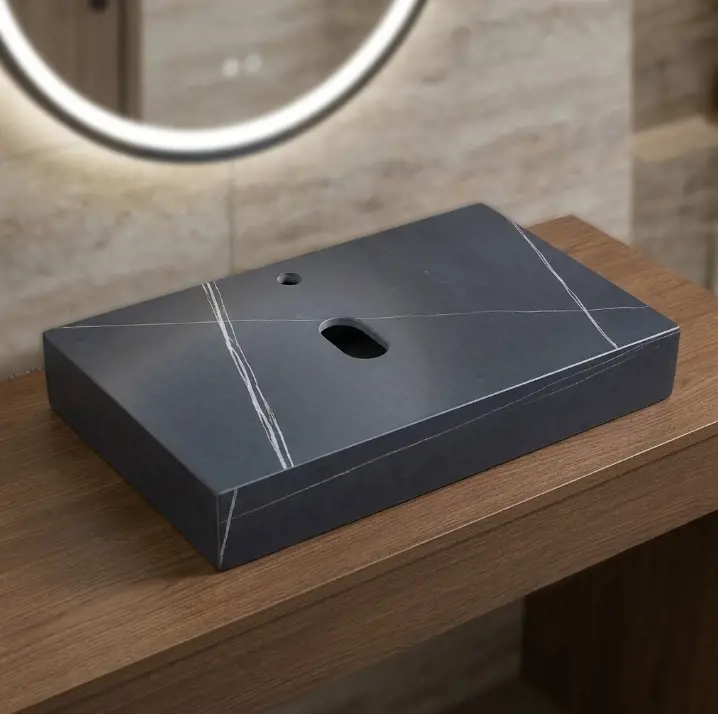 Bàn Đá Lavabo BD-020D | Lavabo Bình Dương - Nội Thất Ngọc Thúy