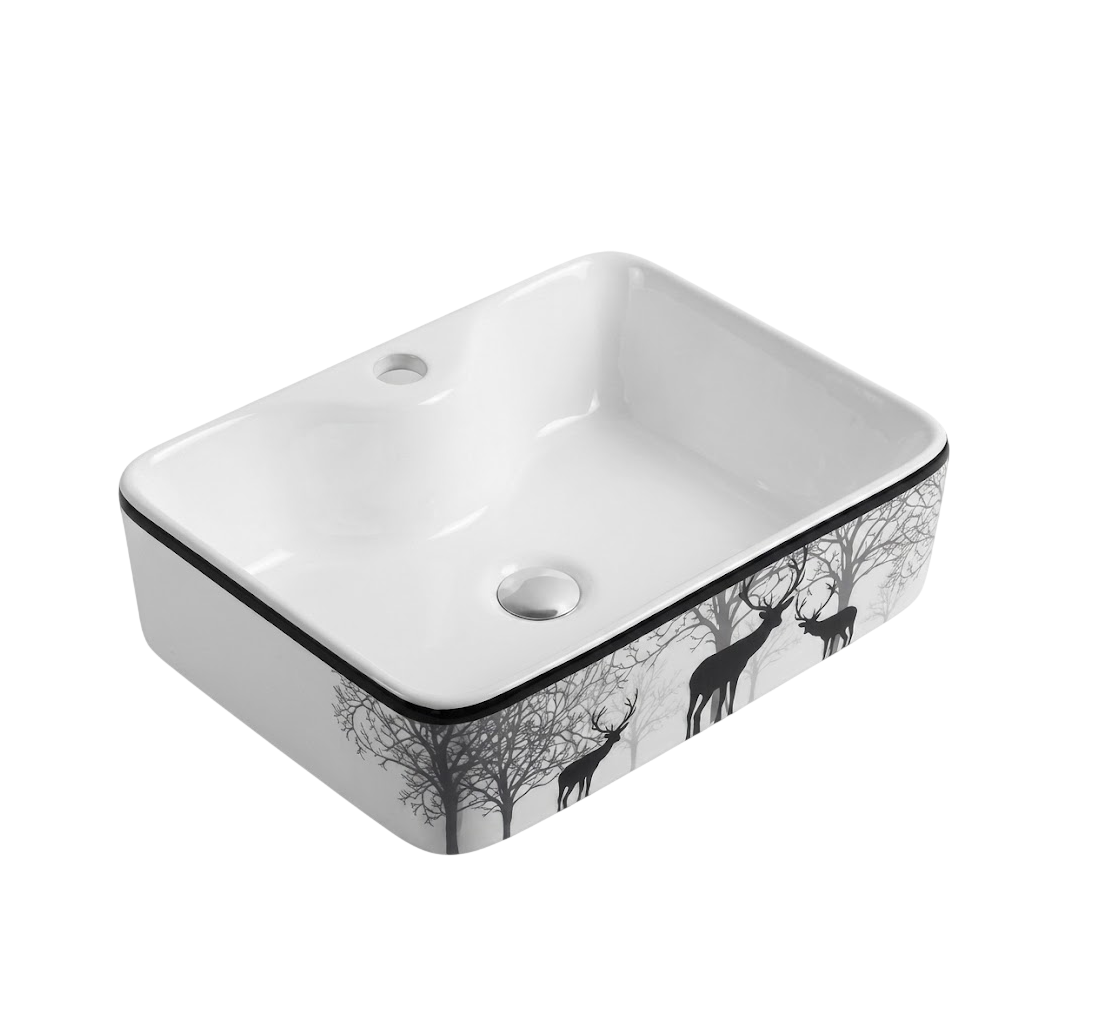 Chậu Lavabo sứ nghệ thuật LB 07