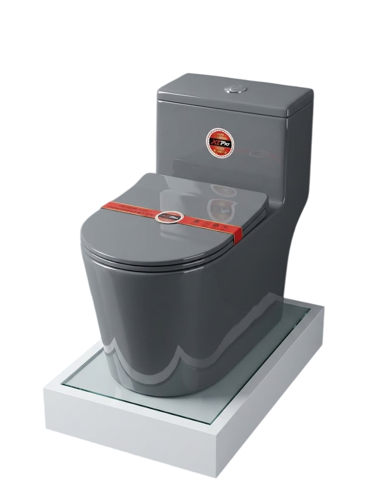 Bồn cầu một khối XT Pro - Màu Xám bóng