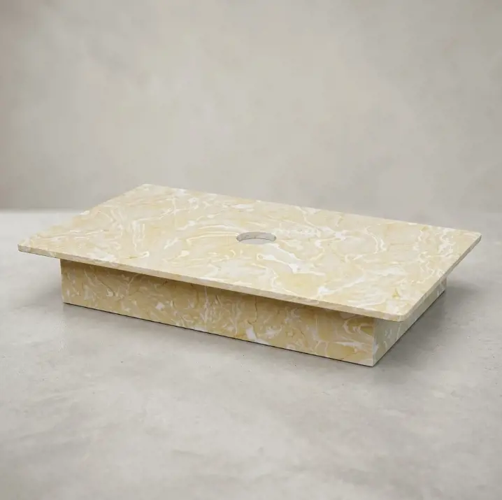 Bàn Đá Lavabo BĐ-014V | Lavabo Bình Dương - Nội Thất Ngọc Thúy