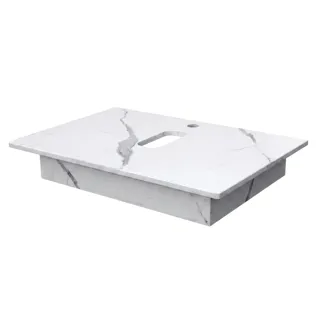 Hình ảnh Bàn Đá Đặt Lavabo Sứ BĐ-019T | Lavabo Bình Dương