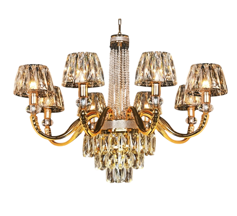 Đèn Chùm Pha Lê Cao Cấp NC 9366/8 - Ngọc Thúy Home