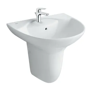 Bộ chậu rửa lavabo treo tường INAX L-288V và chân lửng INAX L-288VC - Nội Thất Ngọc Thúy
