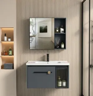 Bộ Tủ Lavabo Treo Tường N04X | Lavabo Bình Dương - Nội Thất Ngọc Thúy