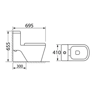 Hình ảnh Bồn Cầu Liên Khối XT-BC 16 | Thiết Bị Vệ Sinh Bình Dương