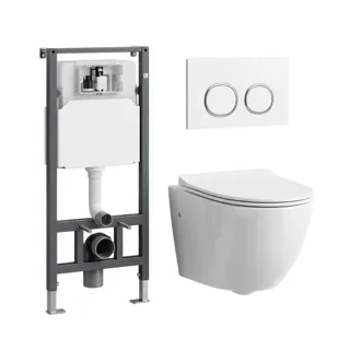 Bồn Cầu Treo Tường Két Nước Âm Tường XT-BC 24 | Thiết Bị Vệ Sinh Bình Dương