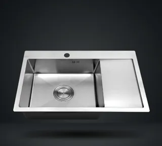 Bồn rửa chén inox 1 ngăn có cánh thoát nước XT - 8248HC - Nội Thất Ngọc Thúy