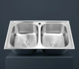 Bồn rửa chén inox 2 ngăn XT - 7843A - Nội Thất Ngọc Thúy