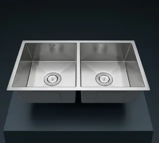  Bồn rửa chén inox 2 ngăn XT-9045V (304) dày - Nội Thất Ngọc Thúy