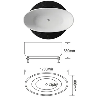 Hình ảnh Bồn Tắm Độc Lập BT 04 | Thiết Bị Vệ Sinh Bình Dương
