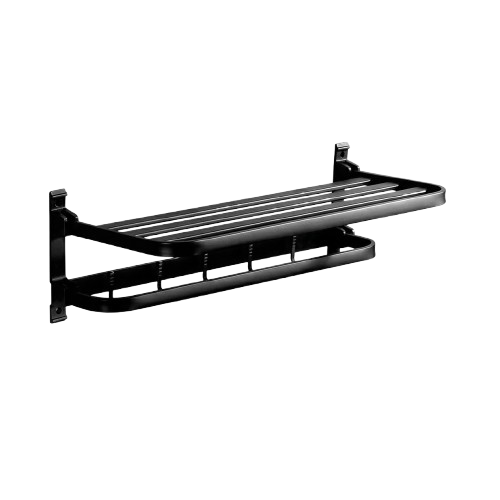 Máng khăn tắm đa năng (Kệ vắt khăn) - MKT-20-đen