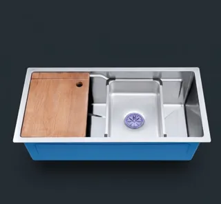 Chậu rửa bát một hố lắp âm bàn đá Inox XT-7840 Âm đá - Nội Thất Ngọc Thúy