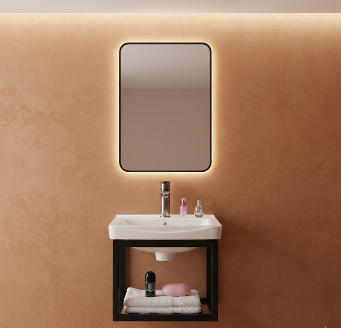 Tủ Chậu Lavabo Treo Tường Hiện Đại – Bộ Chân 02