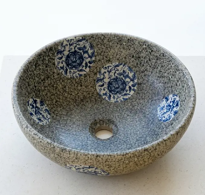 Chậu Lavabo Gốm Sứ Nghệ Thuật LB 31 | Lavabo Bình Dương