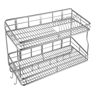 Kệ Chén Bát 2 Tầng Inox 304 (Dạng Khung Treo) KC-03 | Thiết Bị Nhà Bếp Bình Dương