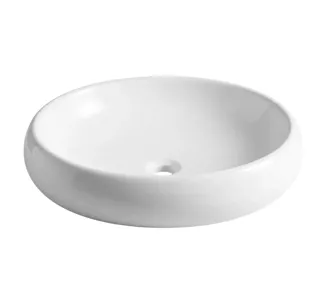 Lavabo Đặt Bàn LB 22 Oval Trắng | Lavabo Bình Dương - Nội Thất Ngọc Thúy