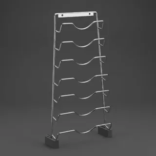 Máng nắp inox treo tường 7 nắp và 9 nắp
