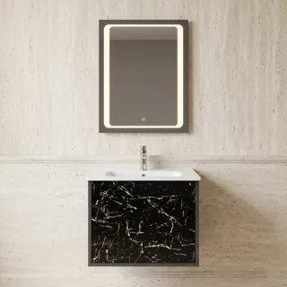 Tủ Lavabo PVC Vân Đá Đen Tủ Lavabo 09 | Lavabo Bình Dương - Nội Thất Ngọc Thúy